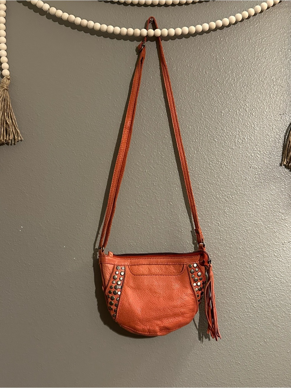Cut N’ Paste Studded mini hobo purse